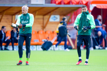Remko Pasveer en Jay Gorter bij Ajax