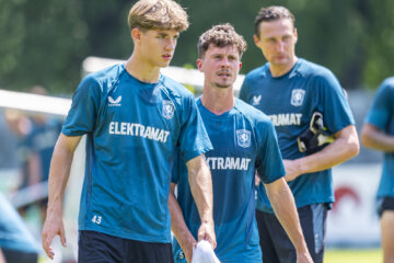 Ruud Nijstad op het trainingsveld bij FC Twente