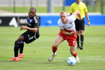 Isac Lidberg tegen Schalke 04