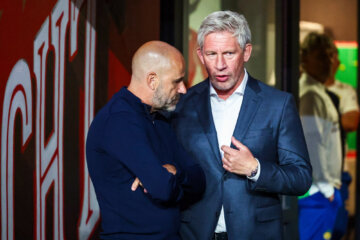 Peter Bosz en Marcel Brands