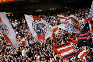 Ajax-supporters tegen Panathinaikos