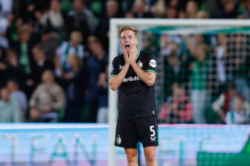 Gijs Smal na de wedstrijd tegen FC Groningen