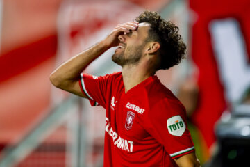 Mitchell van Bergen baalt