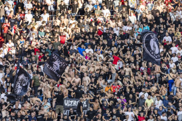 FC Utrecht-fans in de Galgenwaard