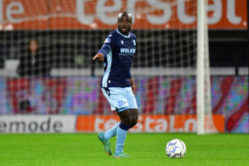 Amara Condé aan de bal