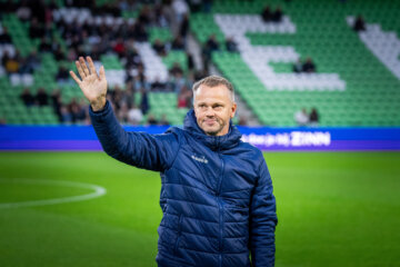 Erik Nevland in de Euroborg