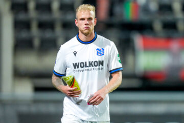 Luuk Brouwers baalt na het duel tegen NEC