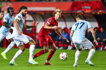 Michel Vlap tegen Lazio Roma