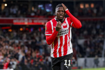 Johan Bakayoko na zijn treffer tegen PEC