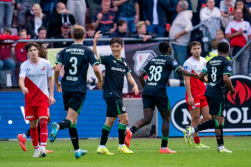 Feyenoord juicht tegen FC Utrecht