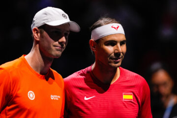 Botic van de Zandschulp en Rafael Nadal