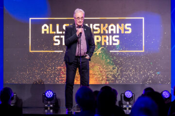 Ralf Eström op een gala in Zweden