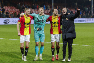 Joris Kramer, Jari de Busser, Enric Llansana en Calvin Twigt