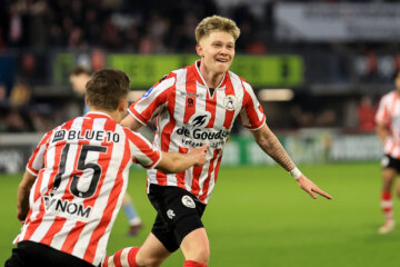 Kristian Hlynsson scoort voor Sparta