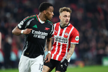 Noa Lang en Jurriën Timber