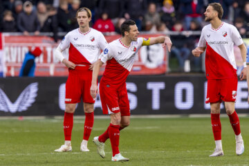 De spelers van FC Utrecht balen