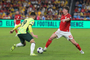 Ole Romeny namens het nationale elftal van Indonesië