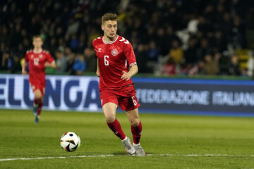 Oscar Fraulo in actie namens Jong Denemarken