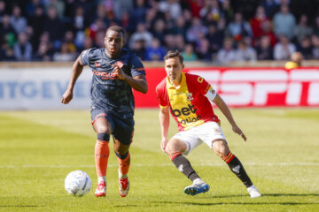 Yoann Cathline tegen Go Ahead Eagles