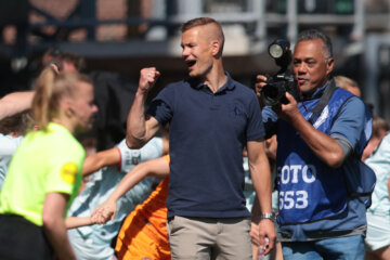 Joran Pot na de bekerwinst van FC Twente