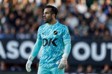 Kostas Lamprou namens NAC Breda