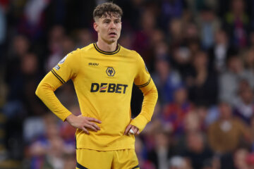 Jørgen Strand Larsen namens Wolverhampton Wanderers