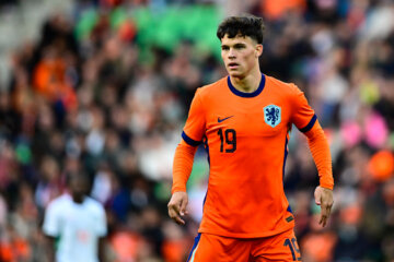 Thom van Bergen in actie voor Jong Oranje