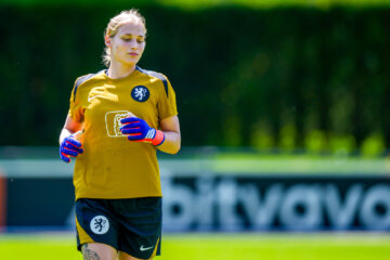 Regina van Eijk bij de OranjeLeeuwinnen