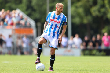 Luuk Brouwers aan de bal