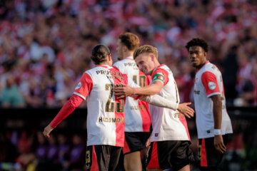Anis Hadj-Moussa, Sem Steijn, Luciano Valente en  Gaoussou Diarra