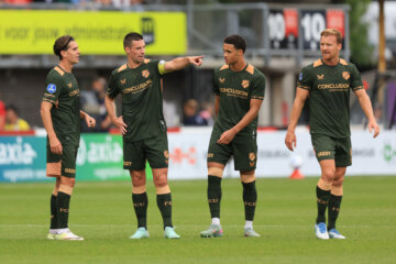 Victor Jensen, Adrian Blake, Dani de Wit en Nick Viergever