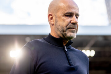 Peter Bosz baalt