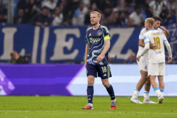Davy Klaassen tegen Olympique Marseille