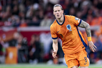 Wout Weghorst in Oranje