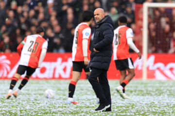 Peter Bosz in de Kuip