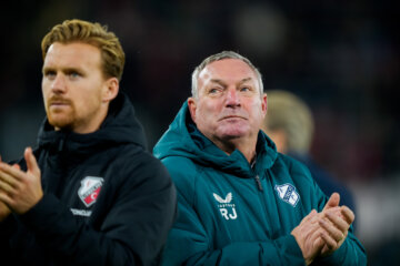 Ron Jans na de nederlaag op AZ