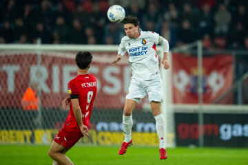 Danny Bakker tegen FC Twente