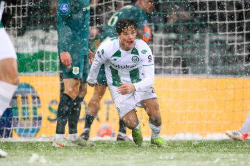Thom van Bergen na zijn goal