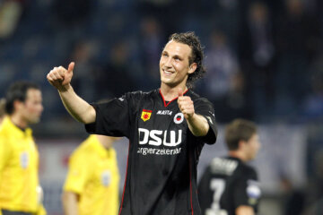 Geert Arend Roorda als speler van Excelsior tegen SC Heerenveen