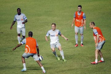 Jens Toornstra bij Oranje in 2013