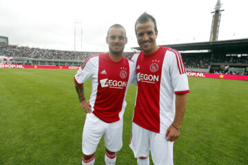 Wesley Sneijder en Rafael van der Vaart