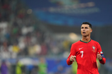 Cristiano Ronaldo tegen Slovenië
