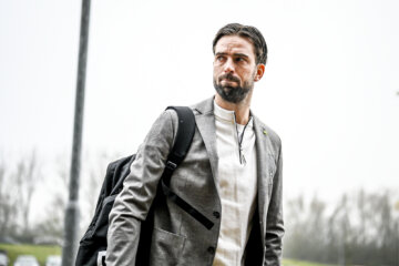 Davy Pröpper voor het duel tussen Vitesse en FC Utrecht