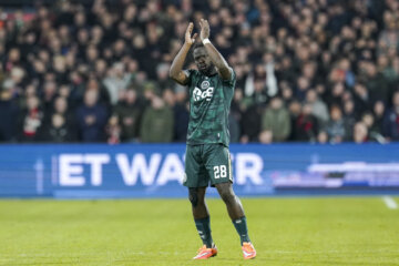 Elvis Manu in zijn tijd bij FC Groningen