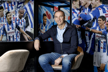 Ferry de Haan in het Abe Lenstra Stadion