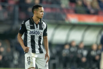 Fredrik Oppegard tijdens zijn debuut voor Heracles