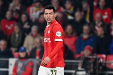 Hirving Lozano tegen Borussia Dortmund