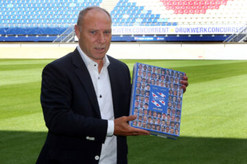 Maarten de Jong in het Abe Lenstra Stadion