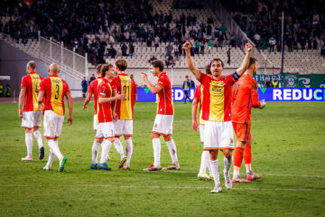 Mats Deijl na het duel met Panathinaikos