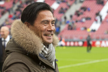 Michael Mols in Stadion Galgenwaard